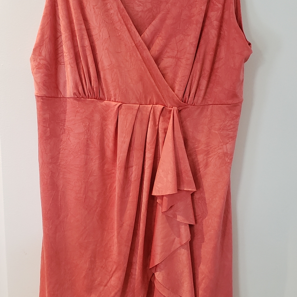 Coral dress